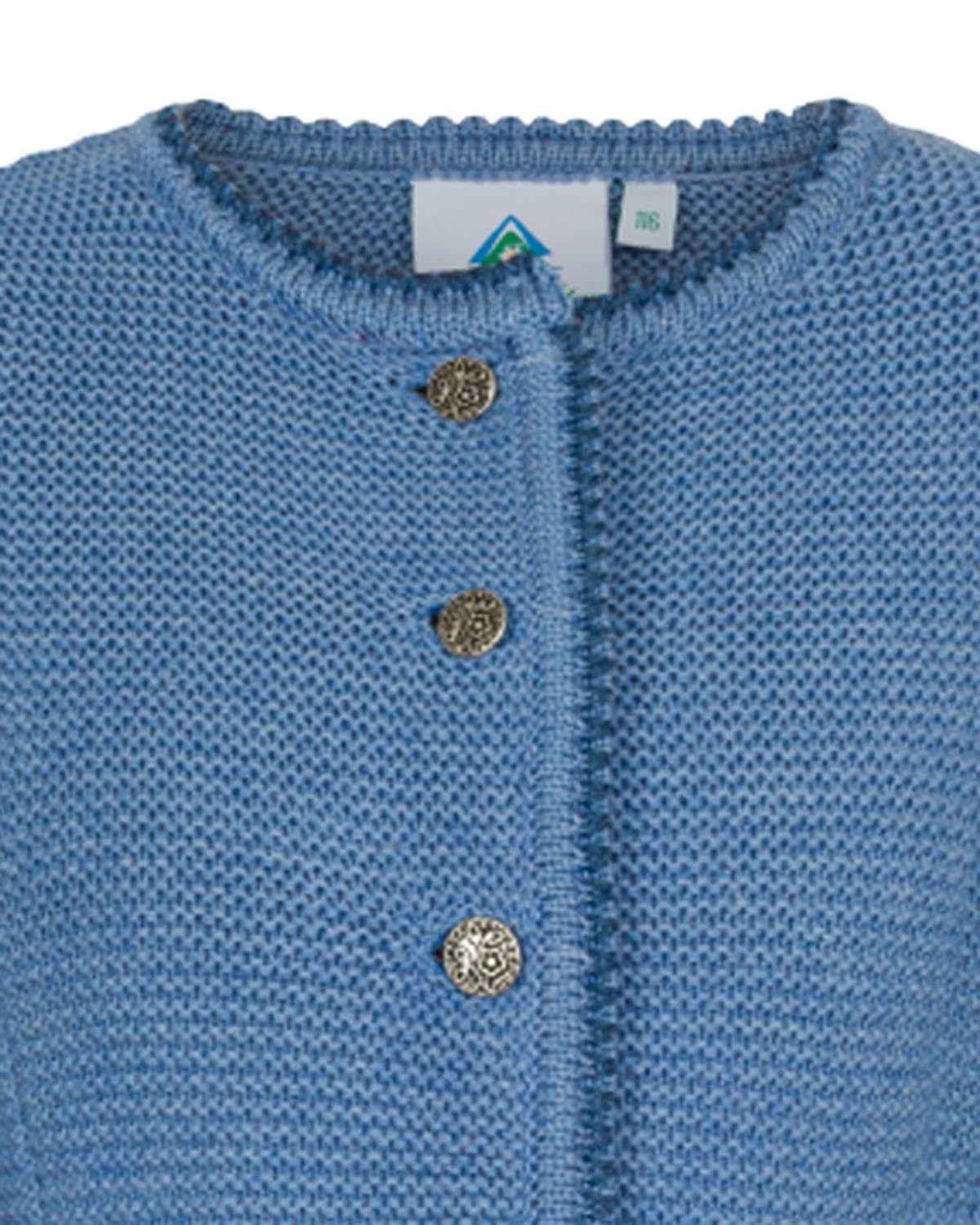 Isar-Trachten Chaqueta infantil Amy 47068 | Azul vaquero