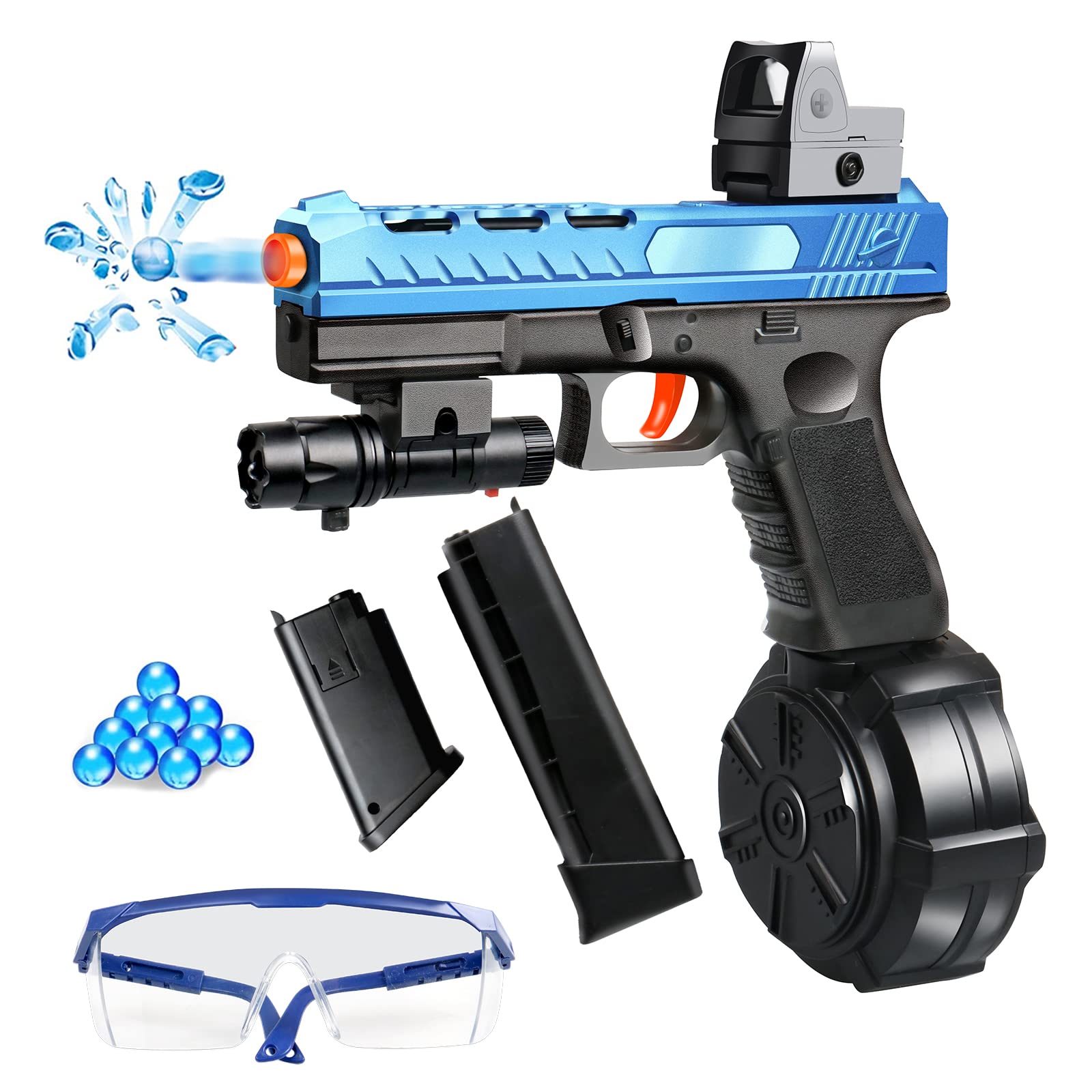 Buy Automatic Gel Ball Blaster Pistol Electric Orby Shoot Up to 65