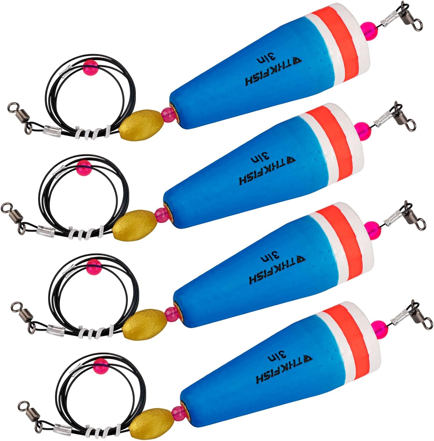 THKFISH Fishing Bobbers Fishing Floats Weighted Bobbers