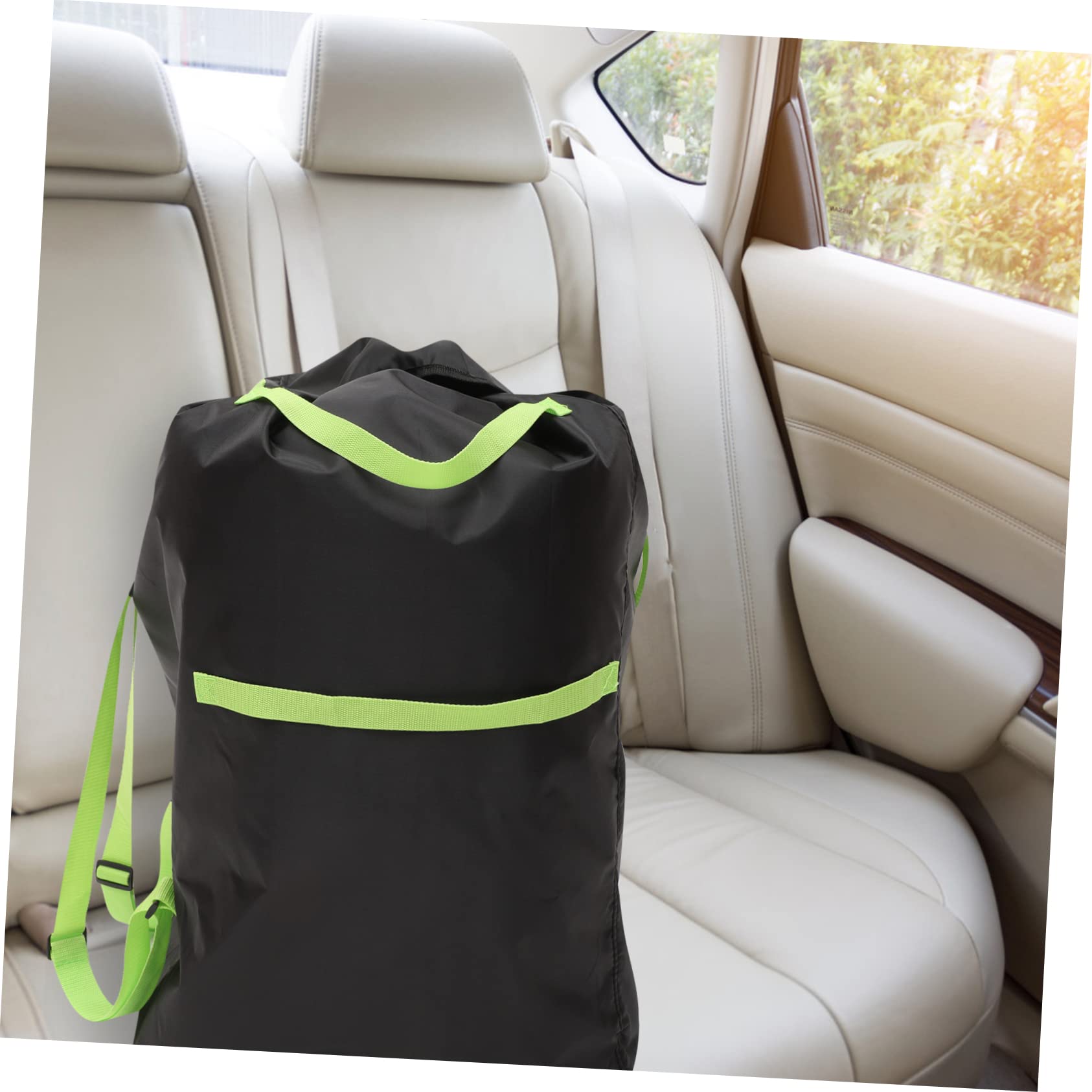 Borsa per Carrozzina Nero Oxford, Resistente All'acqua e Facile da Pulire, per Viaggio e Controllo Bagagli con Capacità Grande per Bambino e Bambina