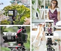 Vista 6 de Placa de liberación rápida, montaje de trípode para cámara Arca Swiss QR con abrazadera de garra rápida compatible con Canon Sony Nikon Pentax