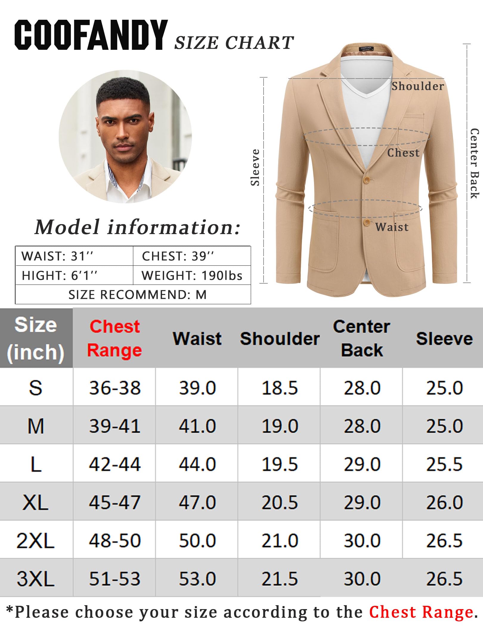 COOFANDY Giacca da uomo Smart Wash Blazer Regular Fit Cotone Sport Cappotto Casual Giacca