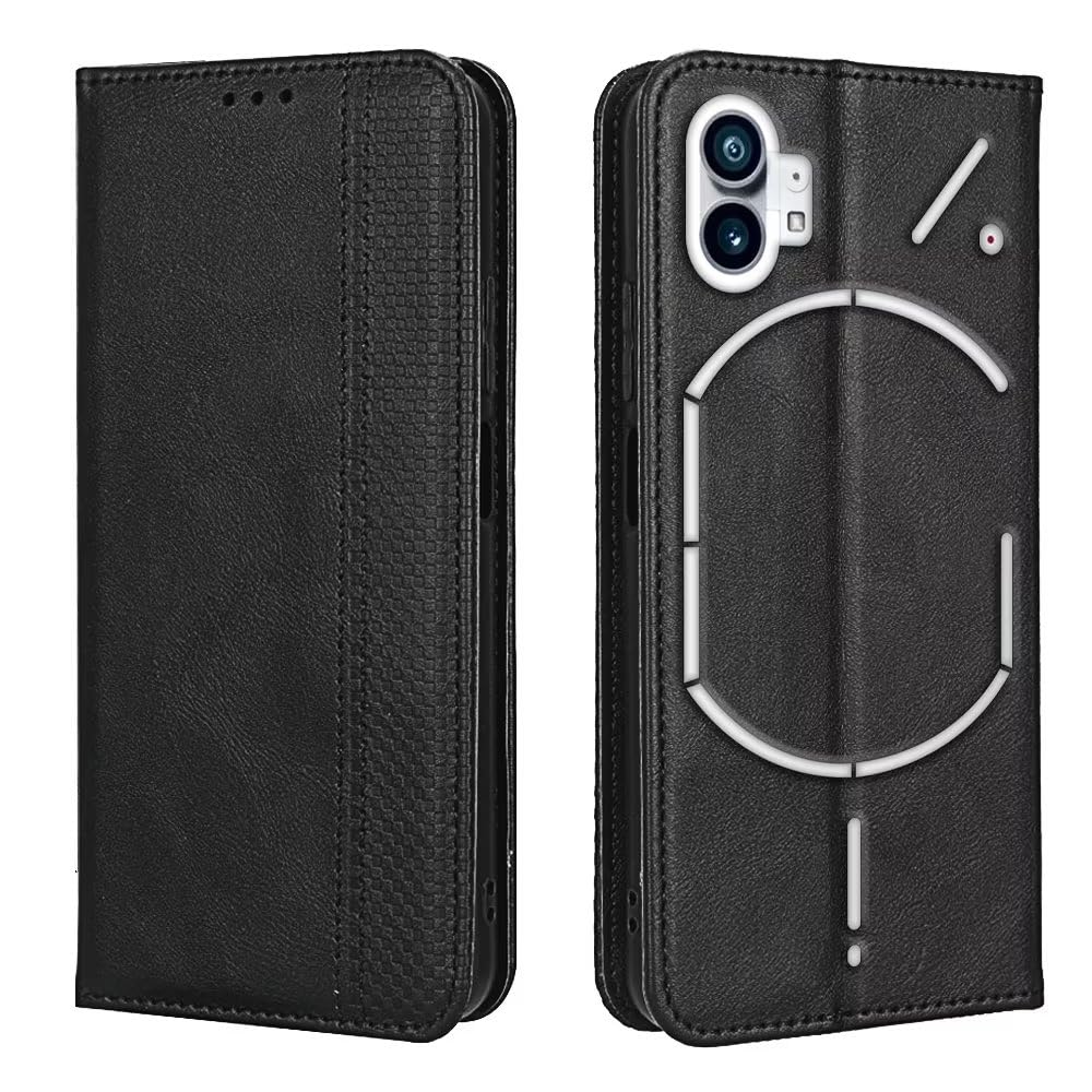 EASSGU Etui na telefon NothingPhone (1) / NothingPhone 1 (16,64 cm) z klapką, etui typu folio ze skóry PU, magnetyczne przełączanie, etui z [3 przegrodami na karty] [1 portfelem], etui stojące – kolor