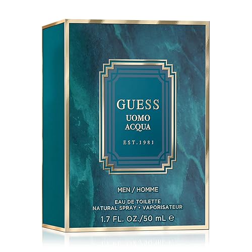 Miniatura 10 de GUESS Uomo Acqua Eau de Toilette Colonia Spray para hombre, 1.7 onzas líquidas