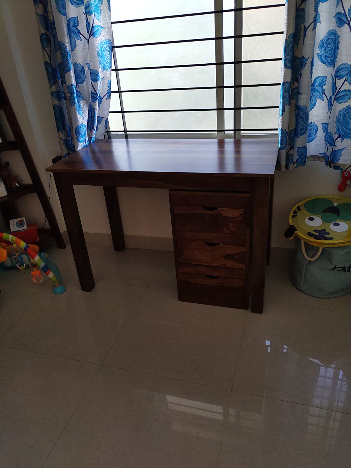 ZIOR Wooden Alexa Study Table with 3 Year Warranty | Sheesham Wood (42 ...