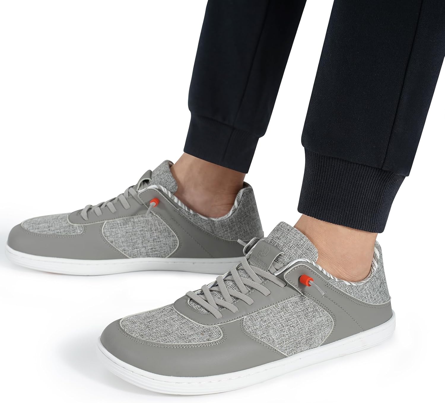 Pulltop Barefoot Wide Toe Box Shoes for Men - Minimalist Barefoot Dress Shoes Sneakers Zero Drop Slip on Walking Non Slip Shoes for Men - Image 5