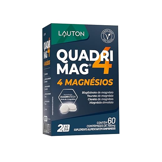 QUADRIMAG® 4 Magnésios 60 cps (Clinical Series) - Lauton