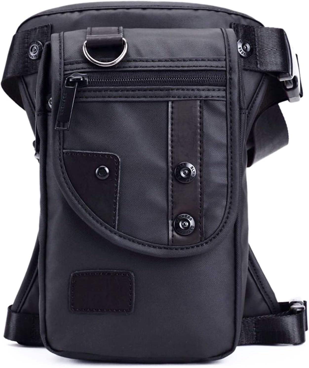 Oxford Leg Bag for Men Motorcycle Riding Women's Fanny Pack Outdoor Travel Fishing Hiking Cycling Hip Bags Black