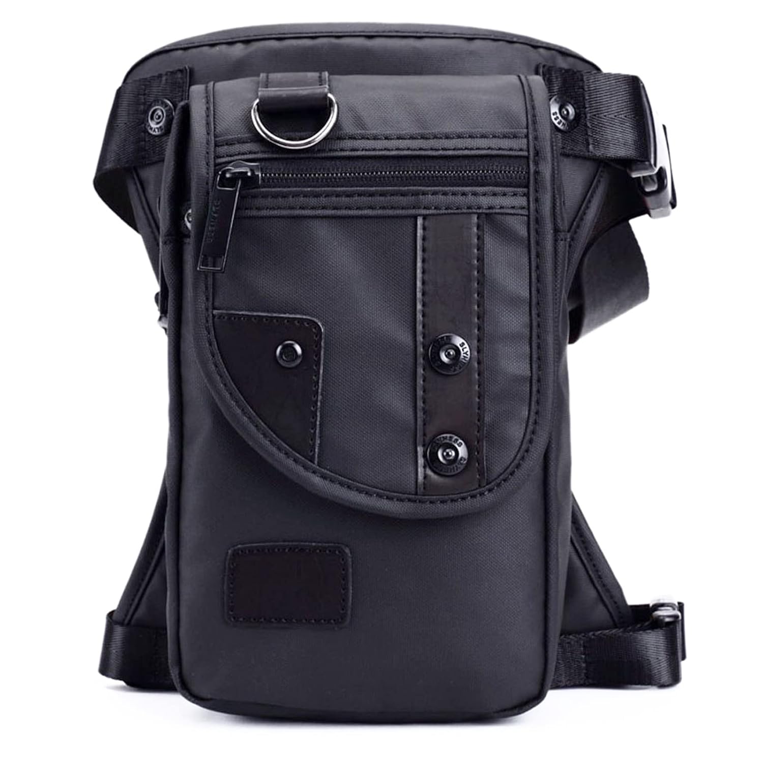 Oxford Leg Bag for Men Motorcycle Riding Womens Fanny Pack Outdoor Travel Fishing Hiking Cycling Hip Bags Black