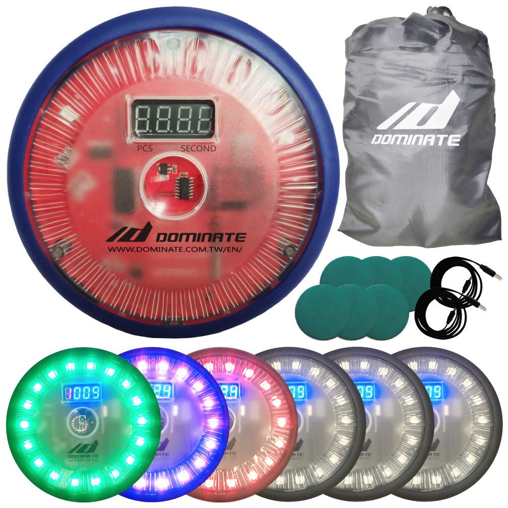 DOMINATEリアルタイム・スピードシステム(正規品) 「プロアスリート・オリンピック選手使用」 全国で ワイヤレス・リアクショントレーニング器材1セット (機器6個入り) 日本語版