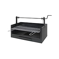 ImEx EL Zorro 71508 - cassetto grill elevato, griglia in acciaio inox 63 x 75 x 42 cm