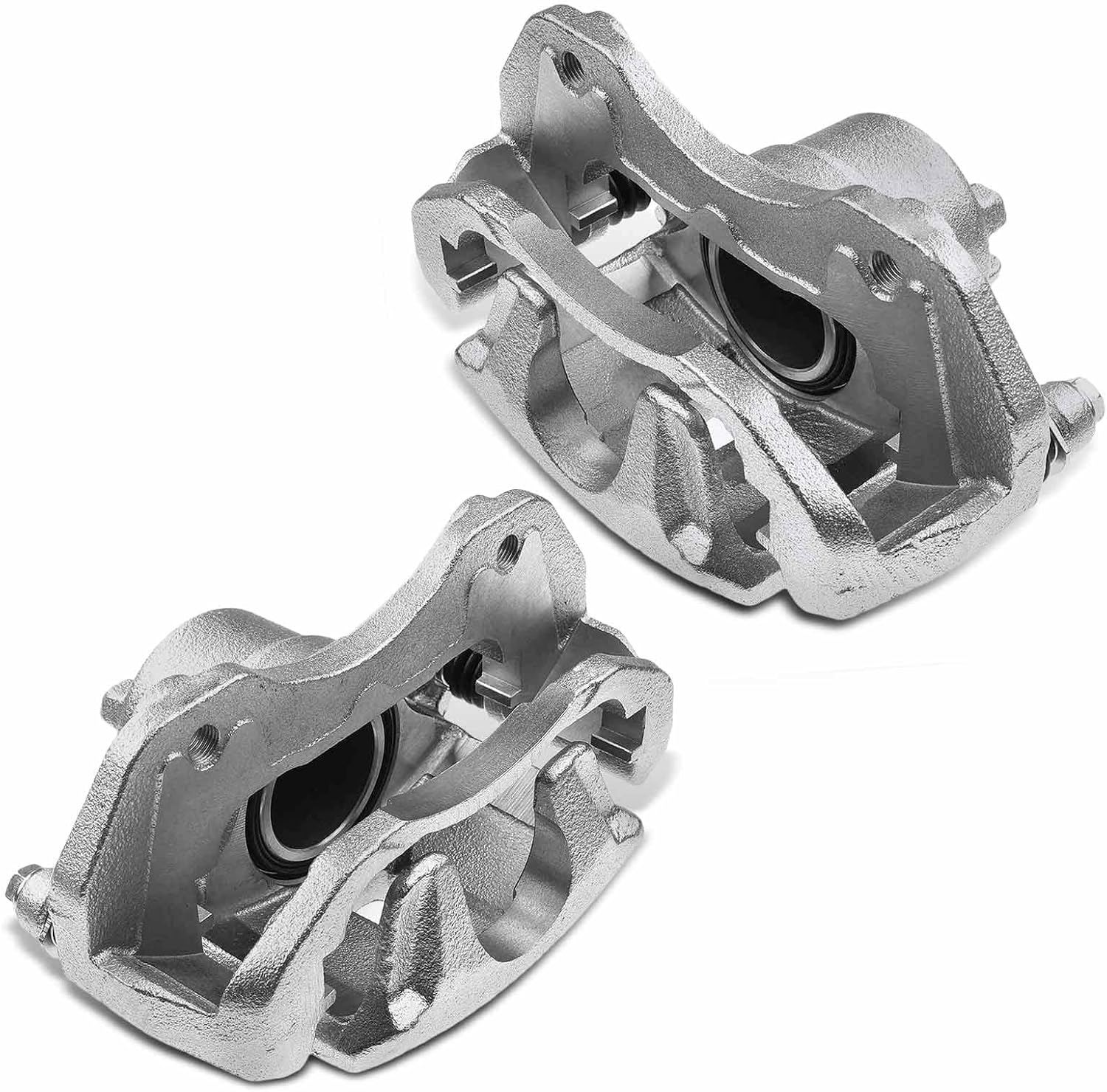 A-Premium Disc Brake Caliper Assembly with Bracket Compatible with Select Mitsubishi Models - Lancer 2004-200, Outlander 2003-2004, L4 2.4L - Front Driver and Passenger Side