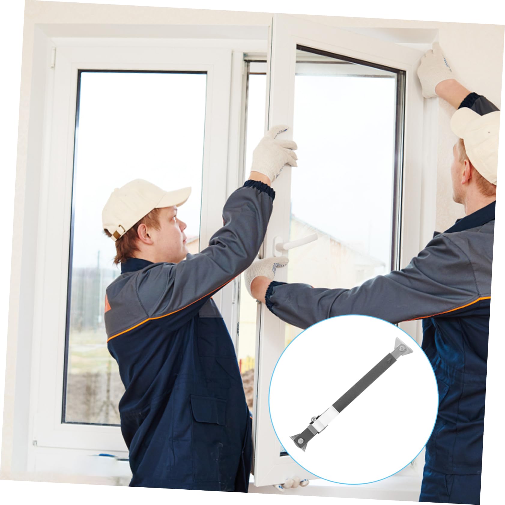 MAGICLULU 5 Stück Fenstersicherungsstange Verstellbare Schiebe Fenstersicherung für Türen und Einbruchschutz für Verschiedene und Türtypen