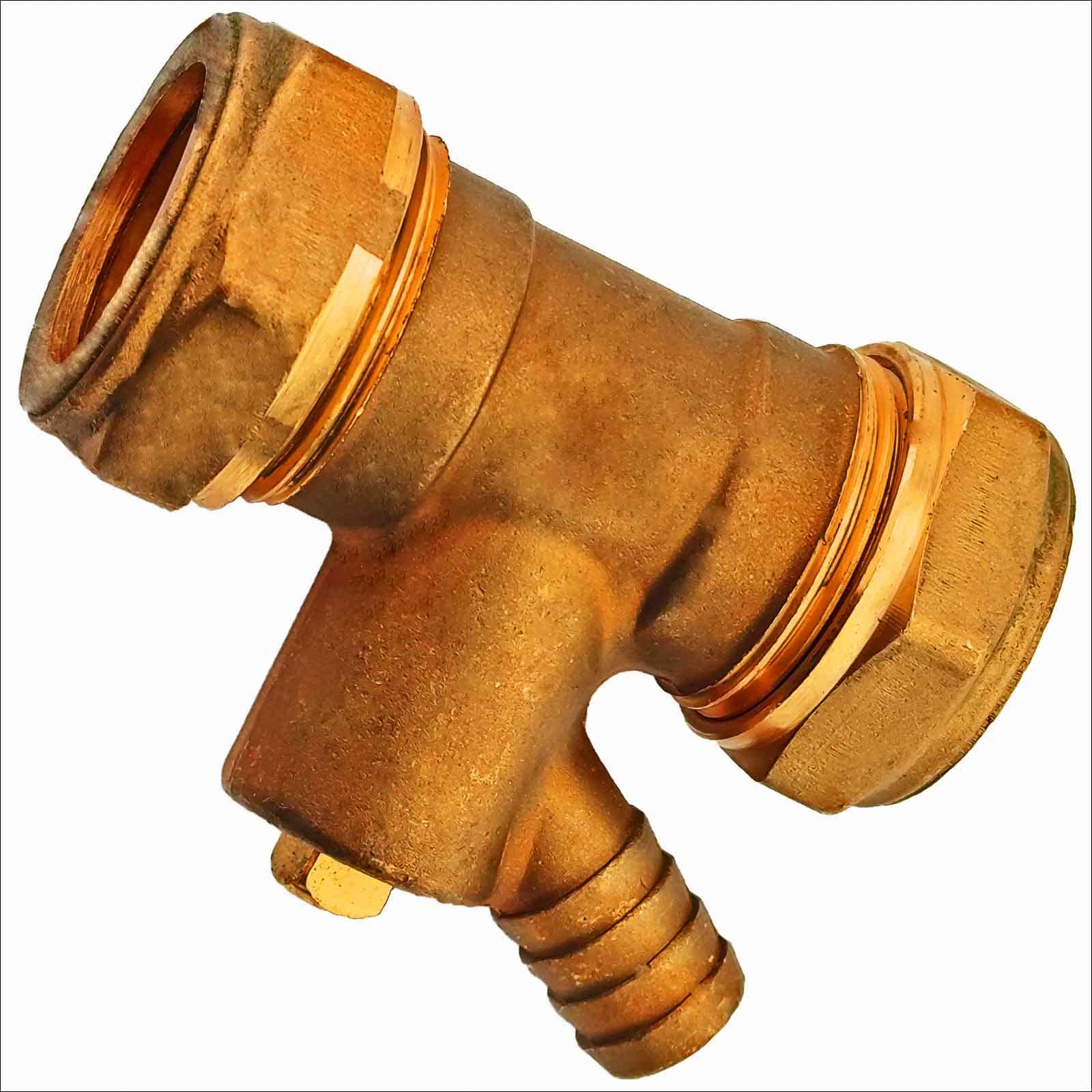 Produktbild von MegaHaustechnik Übergangskupplung 3/4″ AG Auf 15 Mm Kupferrohr – Messing, Klemmring