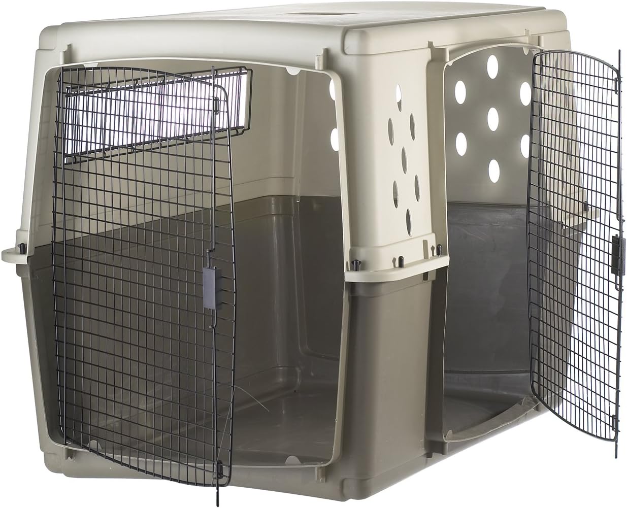 Pet Lodge® Two Door Dog Crate | Designed for Air Transport | Easy to Clean Pet Crate | Great for Pets Up to 130lbs | Giant