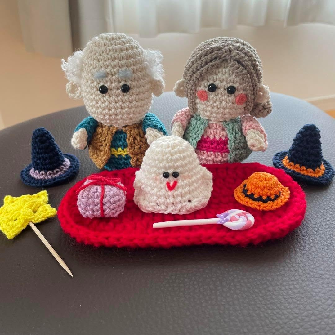 あみぐるみ 敬老の日 ハロウィン ハンドメイド