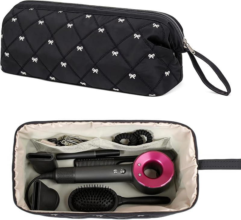 Estojo de viagem LETGO para ferramentas de cabelo Shark Flexstyle e Dyson Airwrap, preto