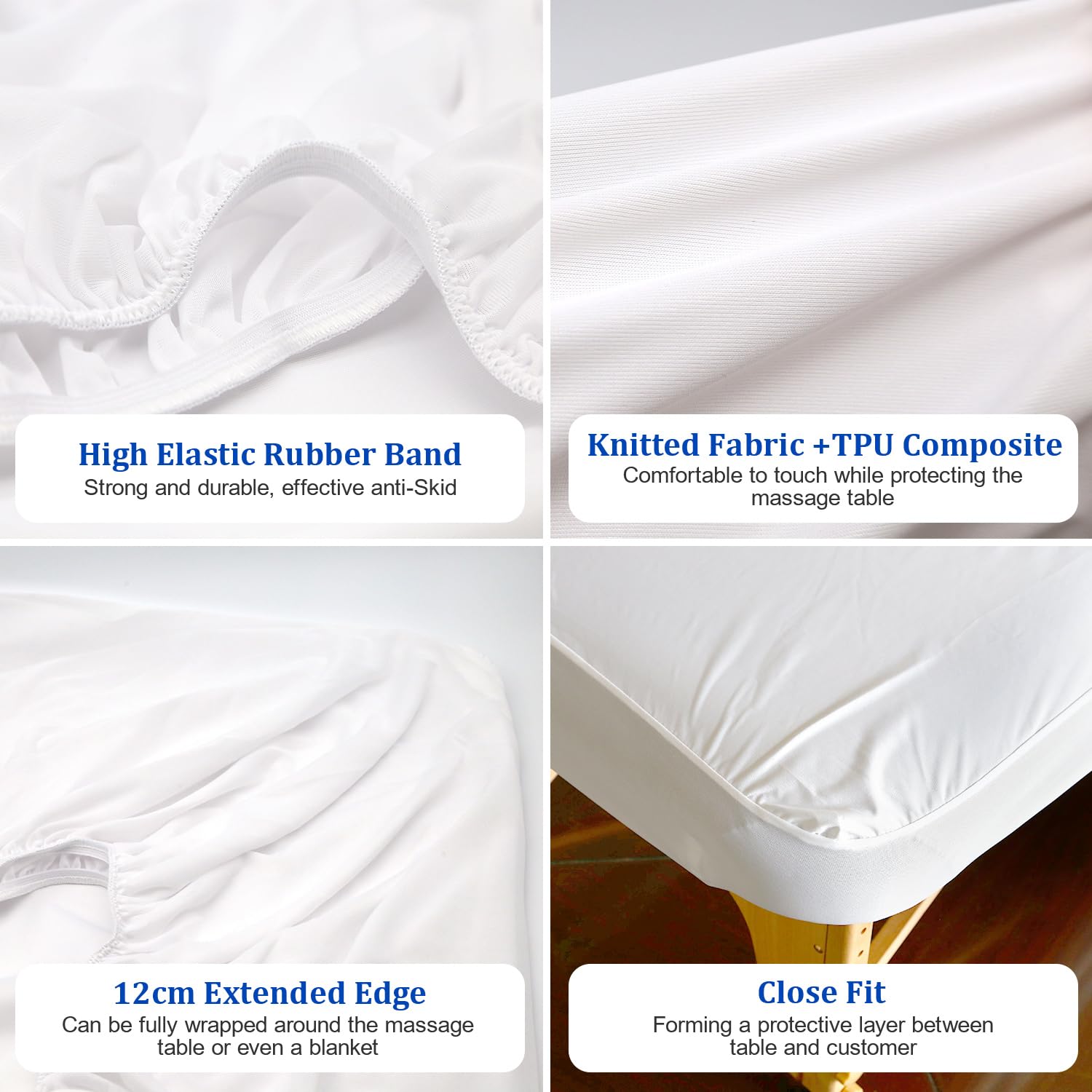 Funda para Camilla de Masaje 70x190cm Impermeable Lavable