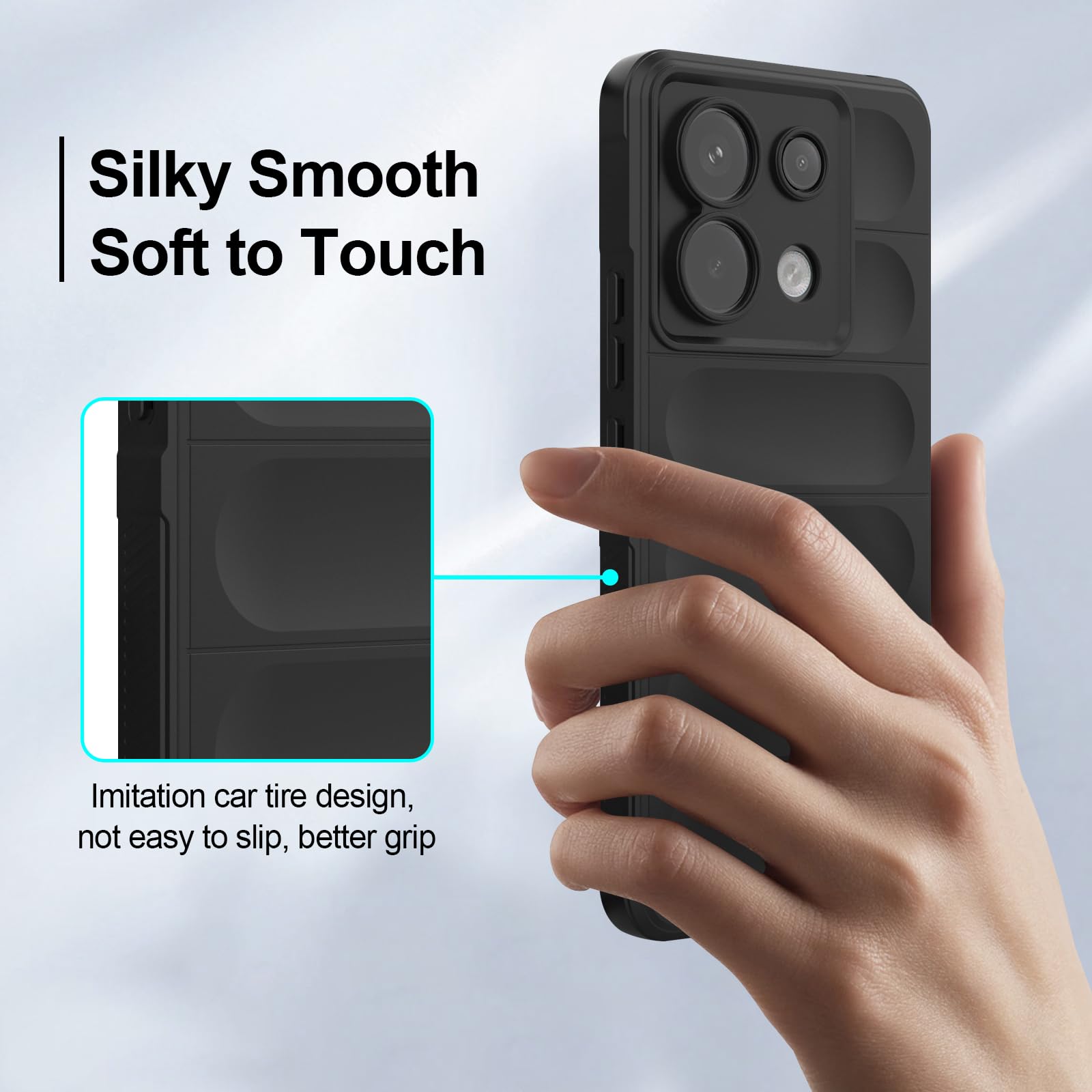 PEIYE Cover per Xiaomi Redmi Note 13 Pro 5G / Poco X6