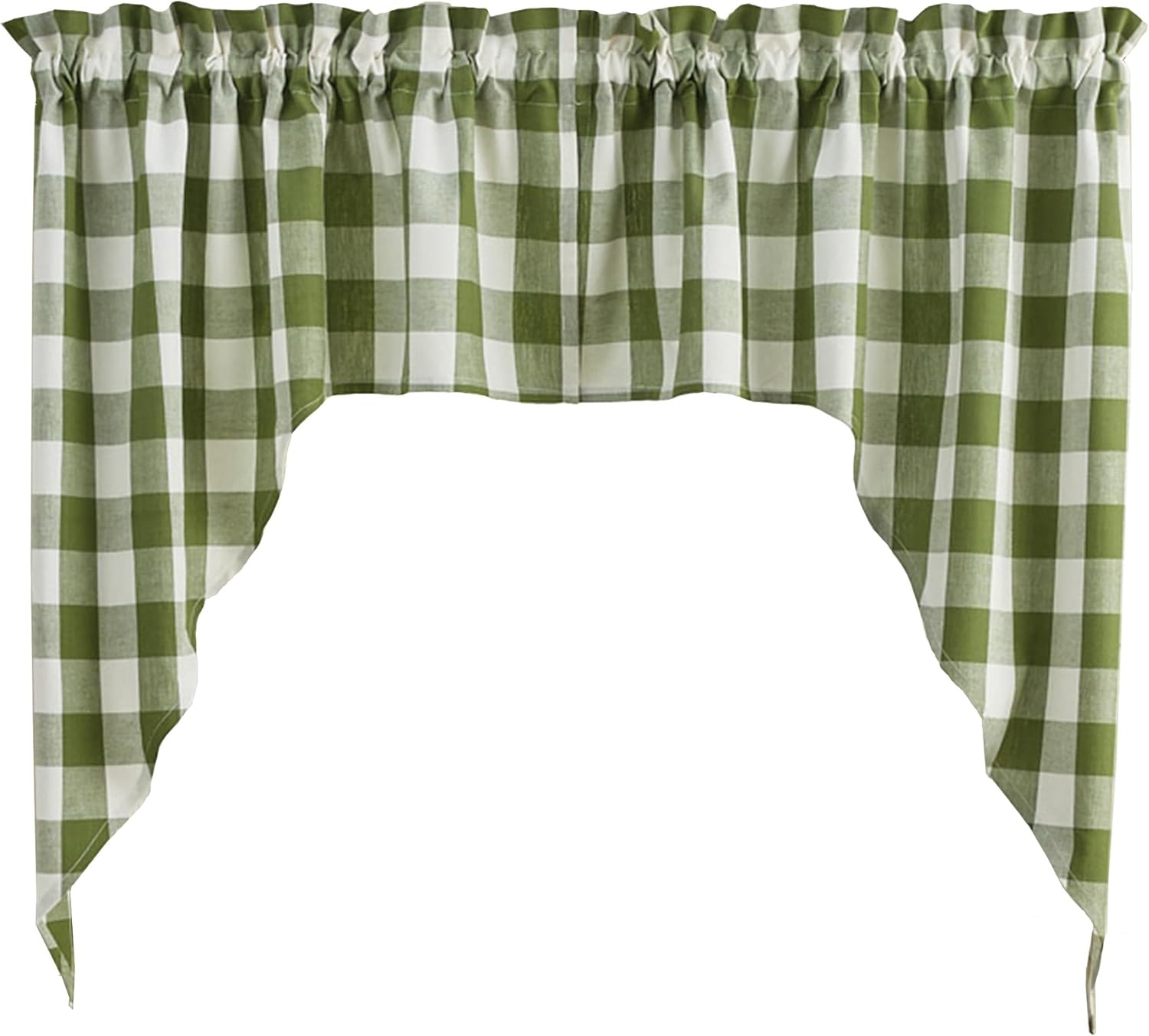 Park Designs Sage Buffalo Check Swag 36''L
