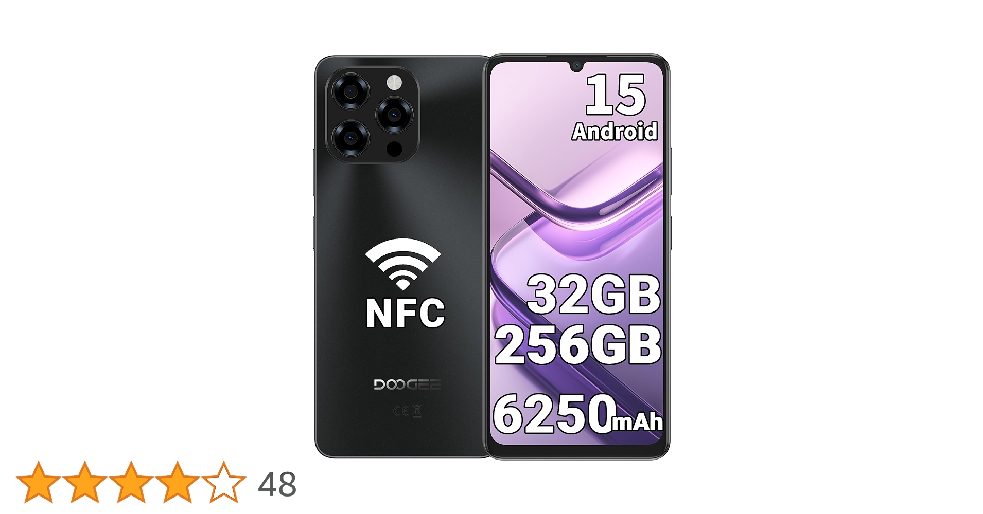 Amazon.co.jp: DOOGEE Note58 Pro SIM Free Smartphone Android