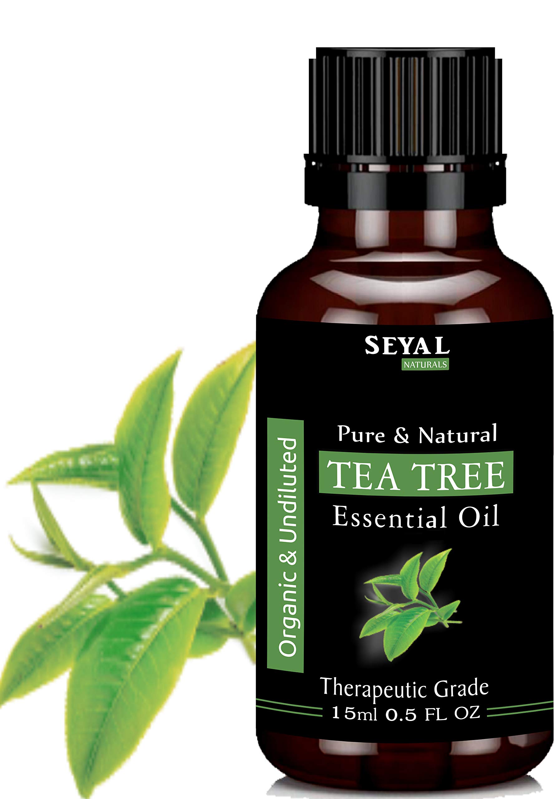 SeyalTea Tree Essential Oil Pure & Natural Therapeutic Grade Organic, For Skin & Hair (15ml)