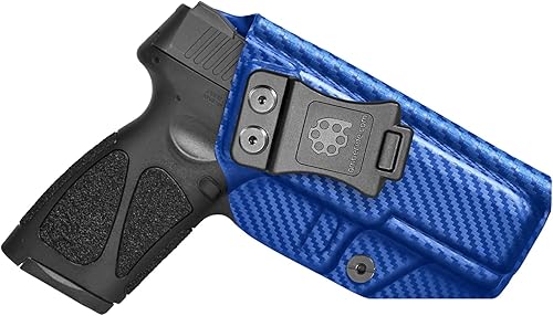 Miniatura 9 de Amberide TaurusG3 IWB Holster,Tough Kydex–Boltaron Inside Waistband Holster Fit Taurus G3 Full-Size 9mm/.40 Pistols,Defined Retention IWB | Marrón
