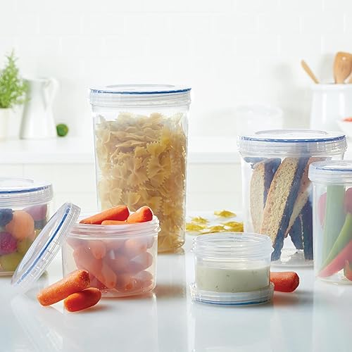 Miniatura 9 de Lock & Lock Easy Essentials - Juego de contenedores herméticos para almacenamiento de alimentos, sin BPA, apto para lavavajillas, 20 unidades,