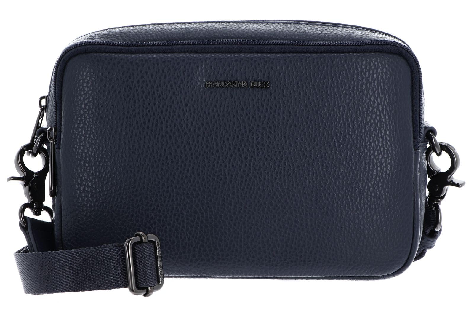 Mandarina Duck, Mellow Leather Camera Case for Women, Dress Blue, Taglia Unica