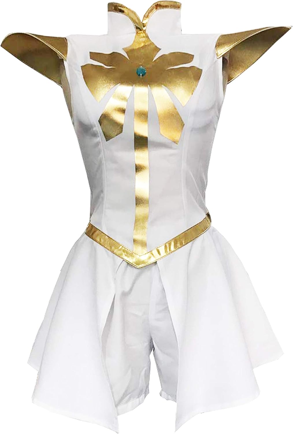 Cosplay Costume Princess Fighting Dress with Red Cloak