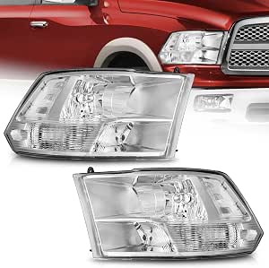 Amazon.com: WEELMOTO Headlights for 09-18 Dodge Ram 1500/10-18 Dodge ...