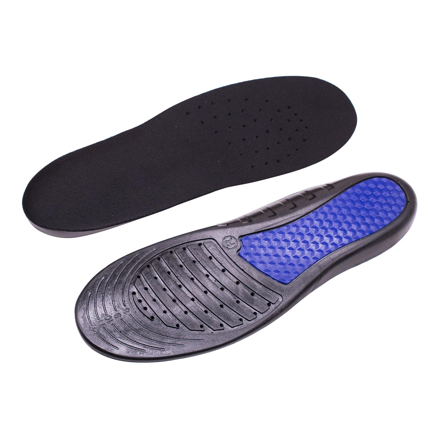 Dr Foot | Insole for Shoes Men | Arch Support for Flat Feet | Shoe Insole for Women | Flat Feet Arch Support Insole | Gel Insoles for Men | Work Insoles | All Day Comfort | Large - 1 Pair