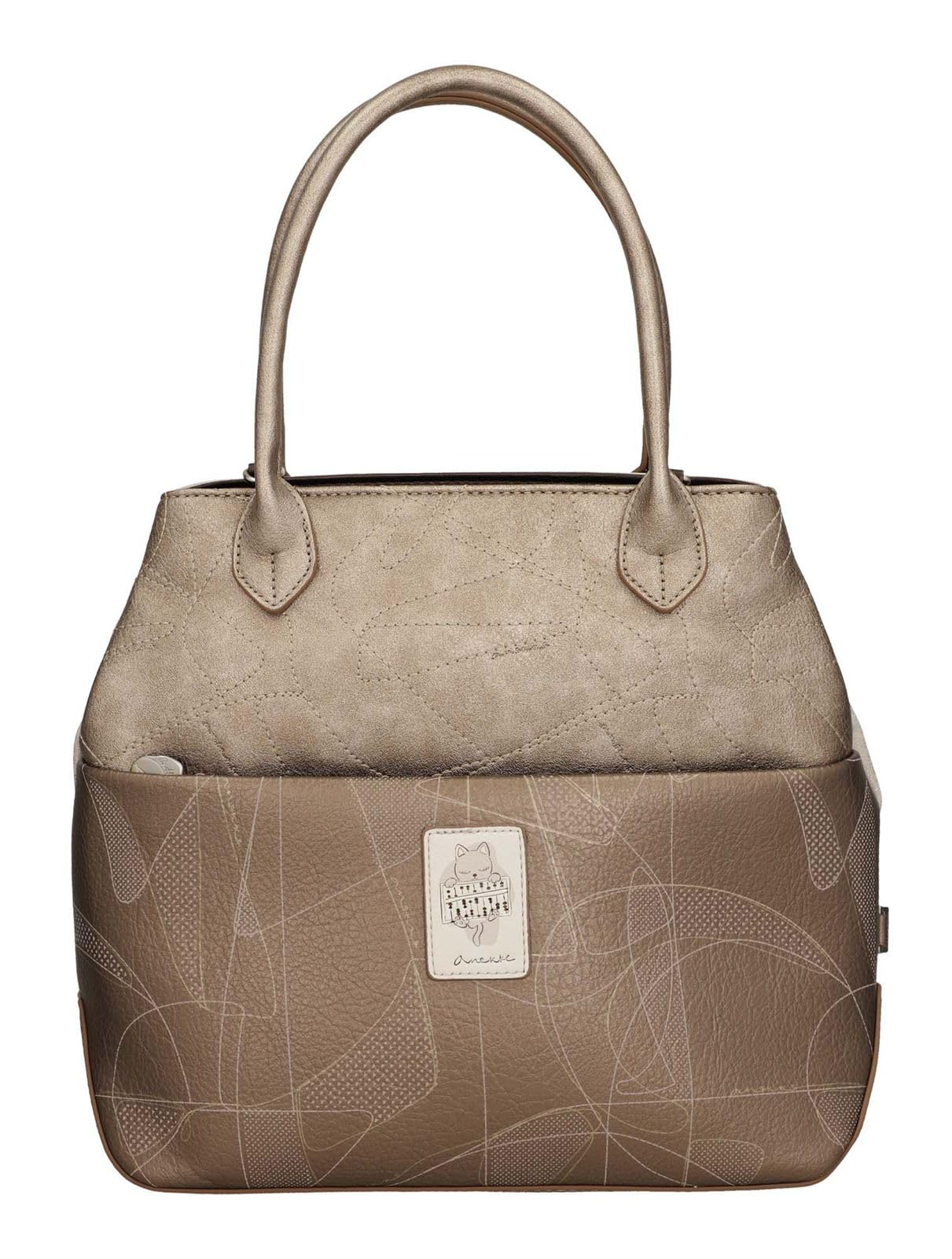 Anekke bolso bandolera Sophia Short Handle Bag Multicolor crema