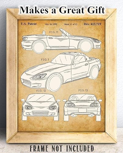 Miniatura 4 de Honda S2000-11x14 Unframed Patent Print - Makes a Great Man Cave Decor and Gift Under 15 for Honda Fans and Car Enthusiasts