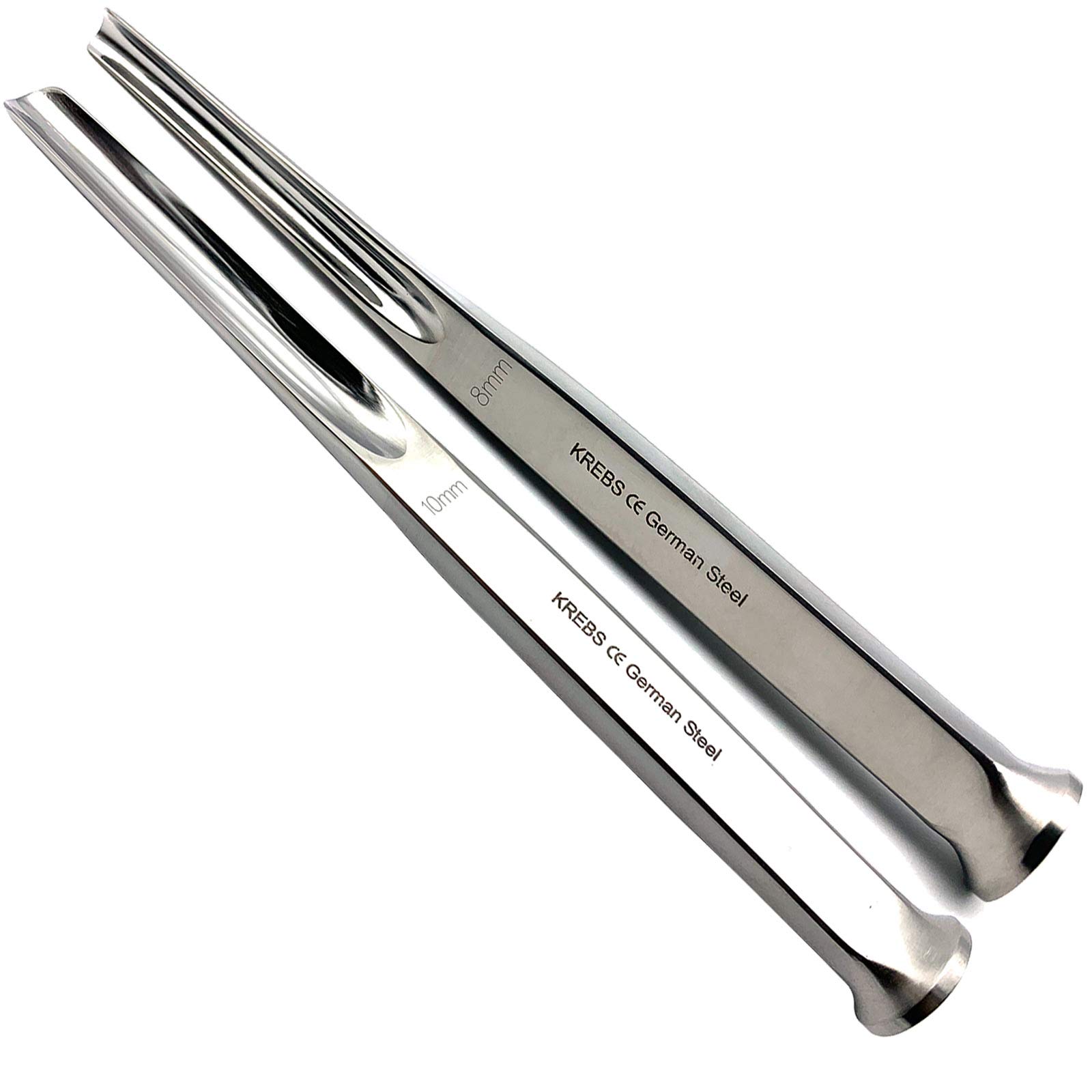 2 Pcs Alexander Bone Gouges 8 mm, 10 mm x 18 cm