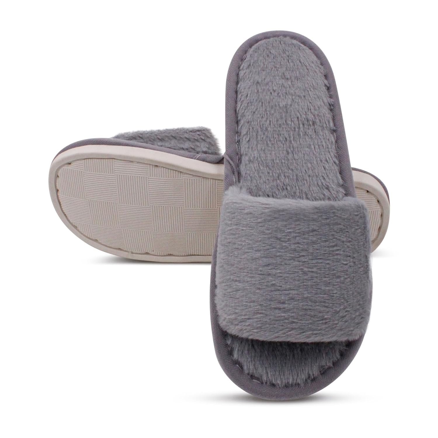 VRITRAZ Warm Fur Design Comfortable | Anti Skid | Lightweight Winter Slipper For Girls and Womens, Warm House Chappal 2 71YGE7FoQmL. SL1500