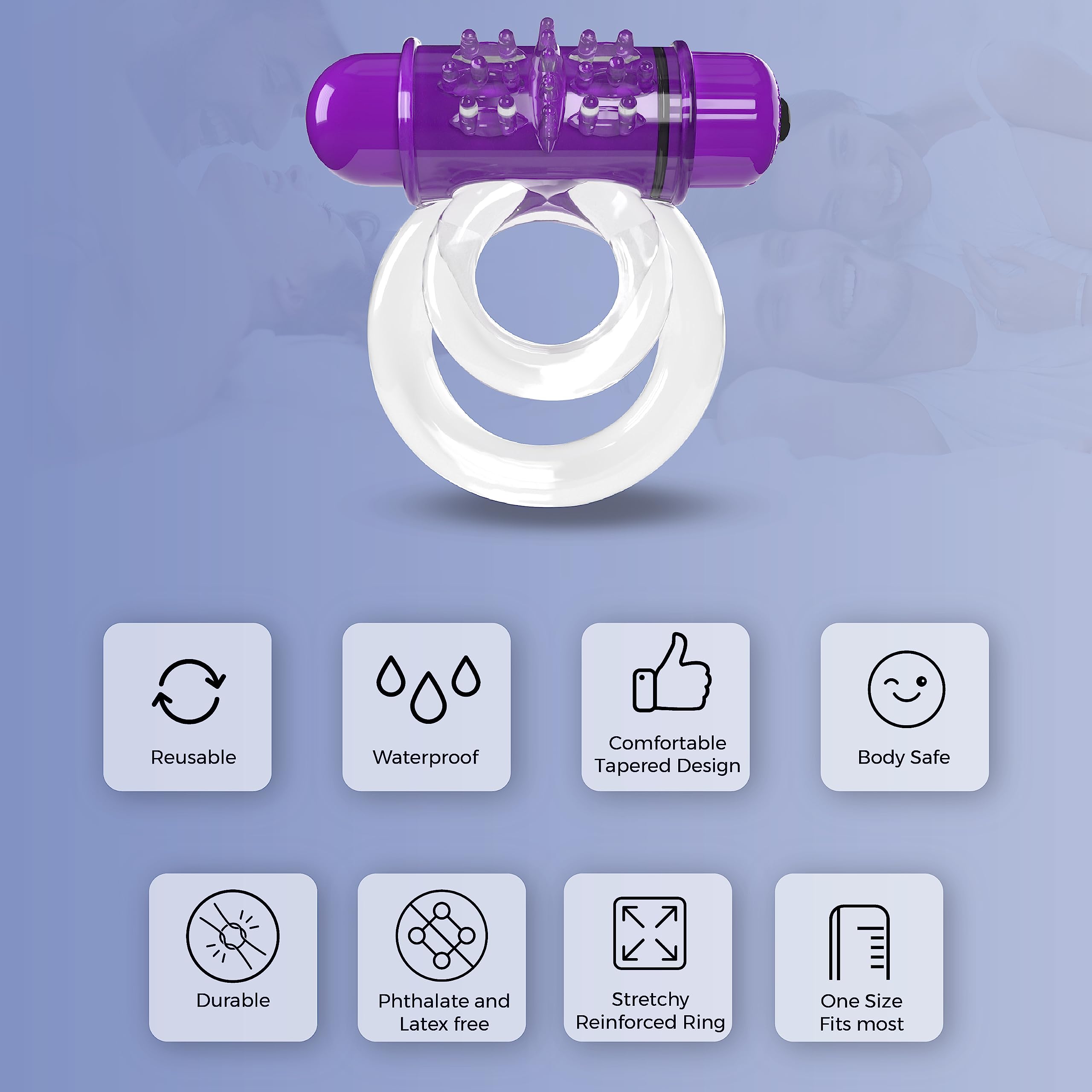 double o vibrating ring Screaming O Two-O Disposable Vibrating Cock Ring
