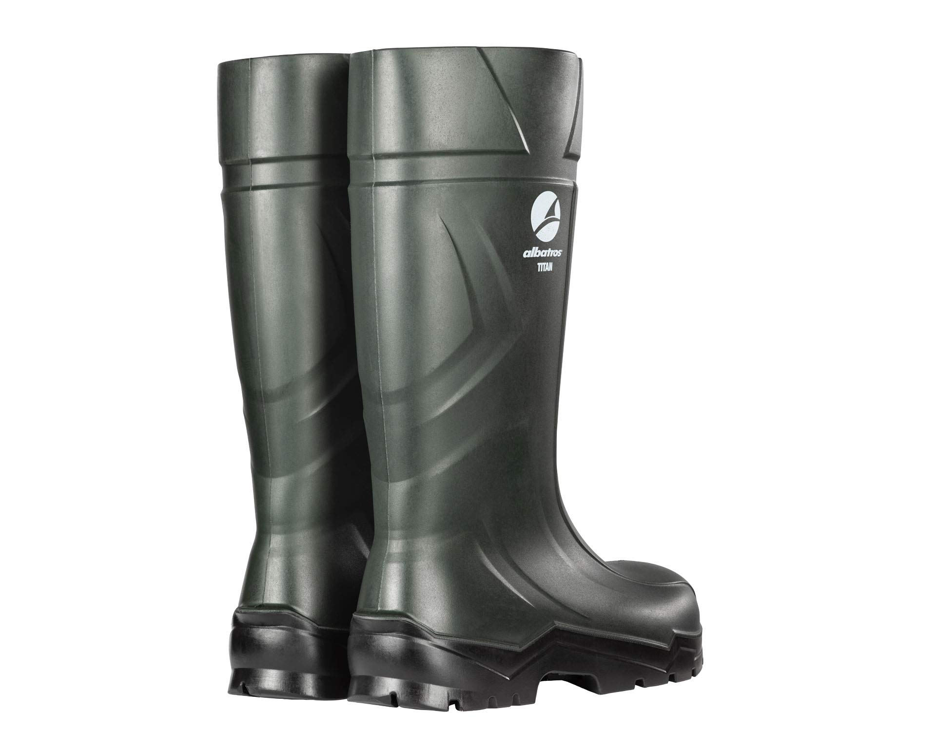 ALBATROS TITAN CI PU-Sicherheitsstiefel S5 HIGH Arbeitsstiefel Sicherheitsstiefel S5 HRO SRC Stahlkappe Durchtrittschutz wasserdicht rutschfest hitzebeständig vegan