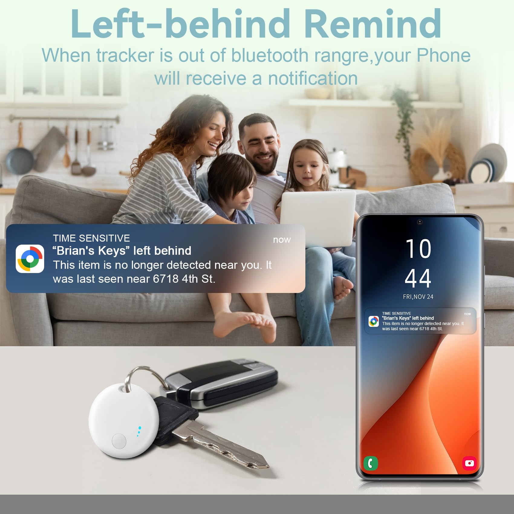 Tracker Smart Tag Android, Bluetooth sleutelvinder, tags tracker
