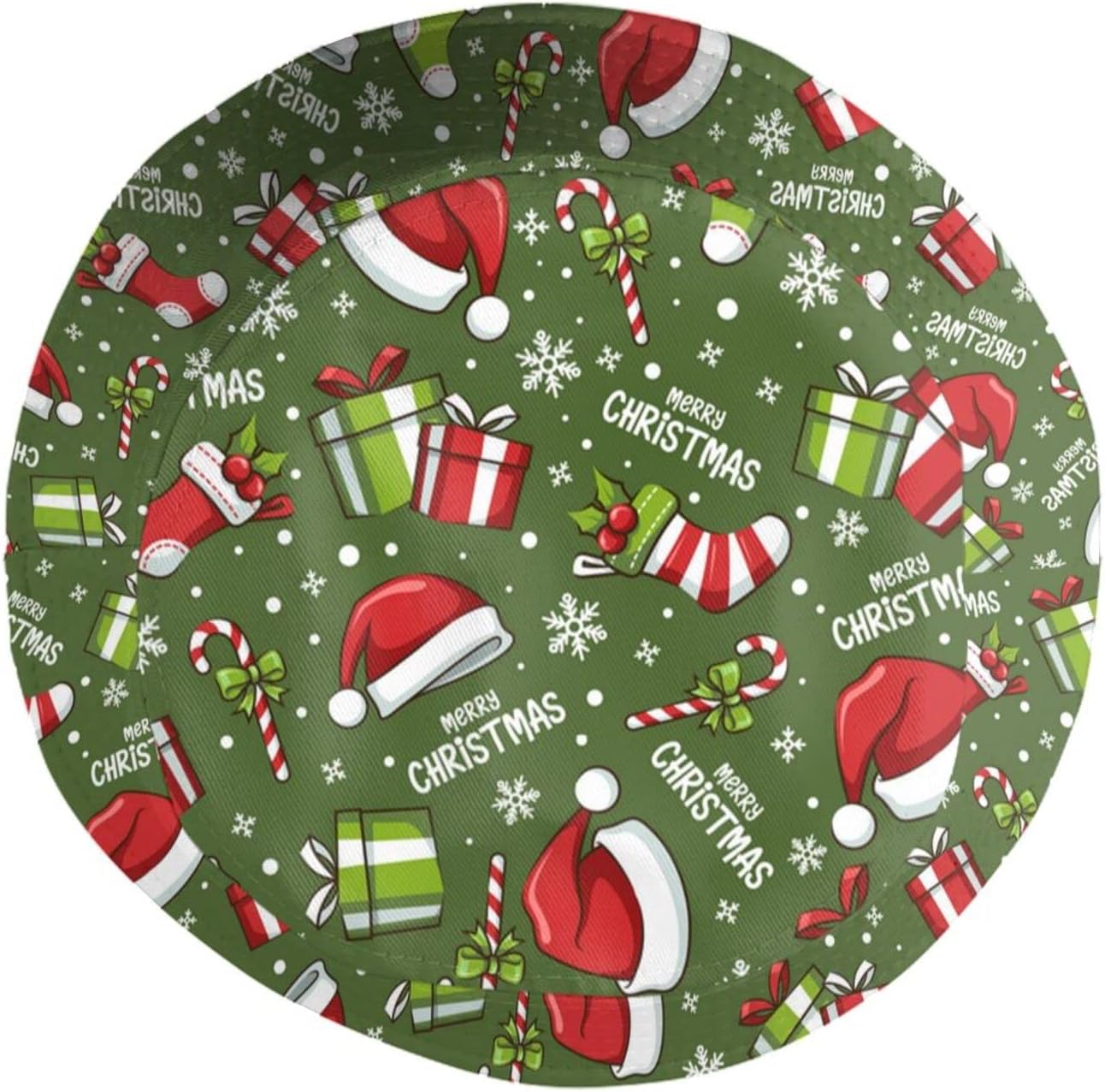 Christmas Snowfalkes Bucket Hat for Men Women Teens Fashion Sun Hat Packable Outdoor Fisherman Hat - Image 4