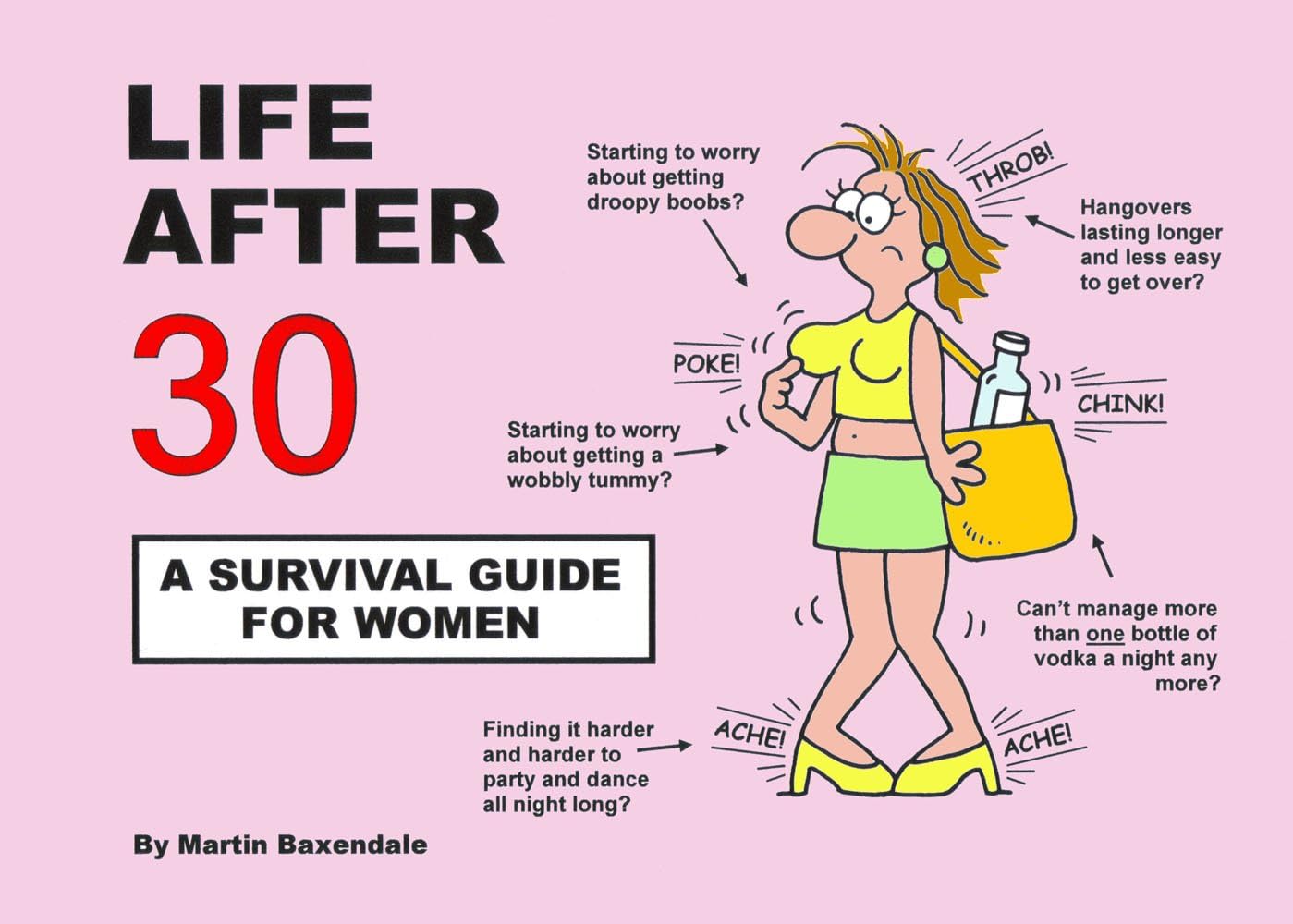 Life After 30 - A Survival Guide for Women - Funny 30th Birthday Gift