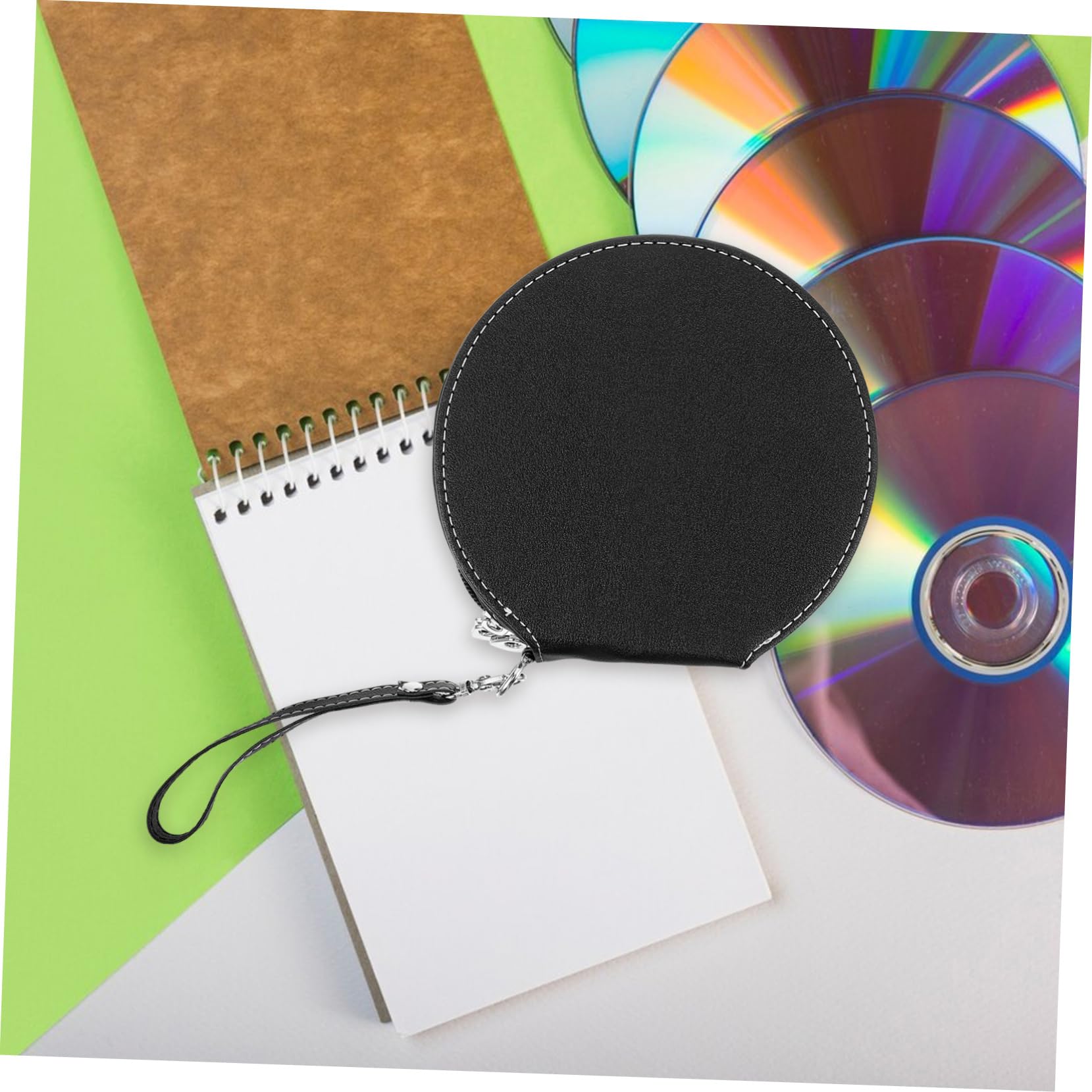 ULTECHNOVO 5 Stück Auto CD Paket CD Hülle Für Auto DVD Hülle CD Hülle Halter CD Organizer CD Geldbörse Reise CD Hülle DVD Tasche CD Halter CD Aufbewahrungstasche CD Tasche CD