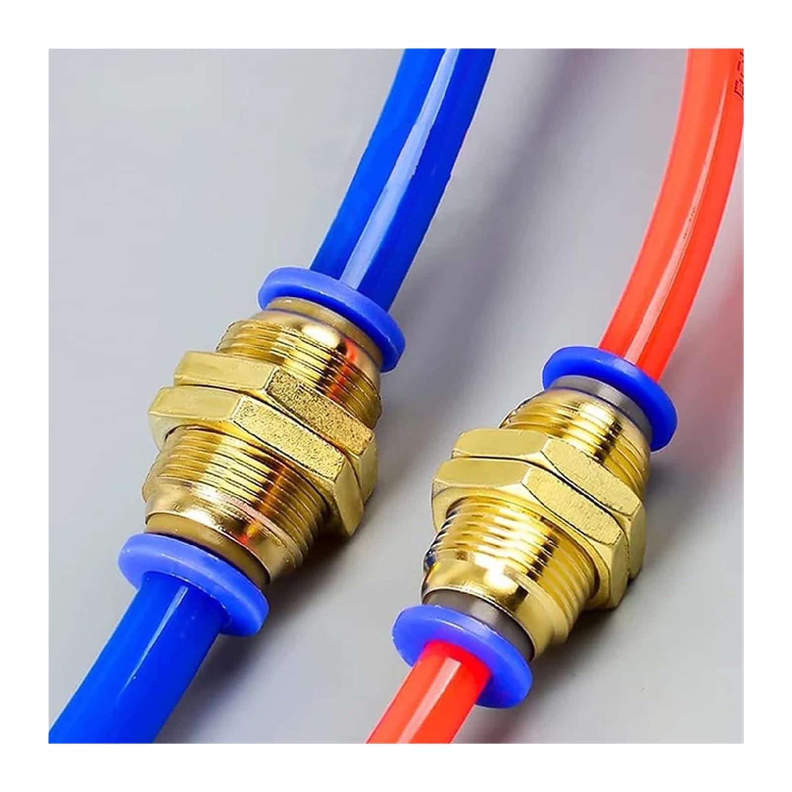 Raccordo rapido in ottone for tubo flessibile dritto PM Air Pneumatic da 4 mm a 12 mm di diametro esterno, con attacco rapido a pressione One Touch nel connettore del gas(PM10,10pcs)