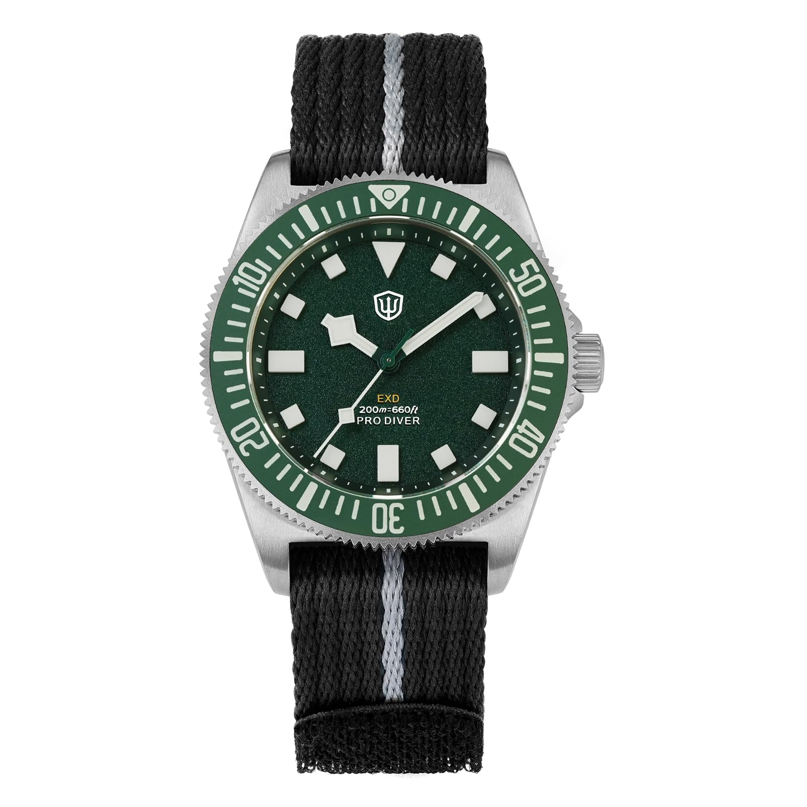 watchdives EXD zegarek do nurkowania 40 mm, tytan, Japonia VH31, mechanizm kwarcowy, szkło szafirowe, zegarek na rękę, analogowy, świecący, wodoszczelny zegarek dla mężczyzn