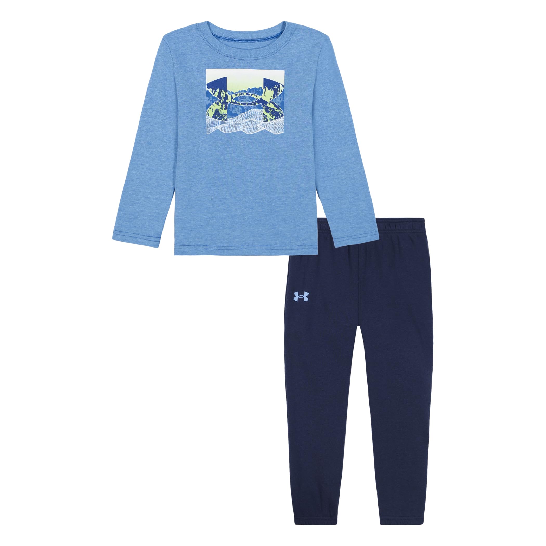 Under Armour Boys' 2-Piece Long Sleeve T-Shirt and Fleece Pants Set, Outdoor Collection