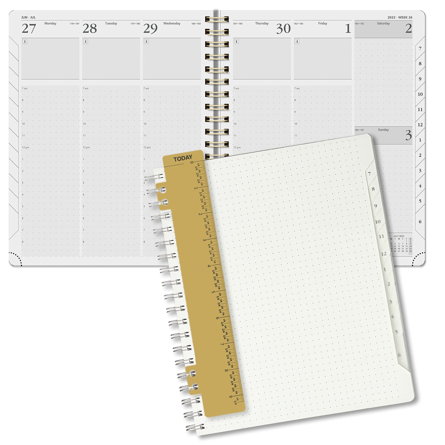 Buy POPRUN Academic Planner 20222023 Daily Weekly and Monthly 8.5'' x 10.5'', July 2022 June
