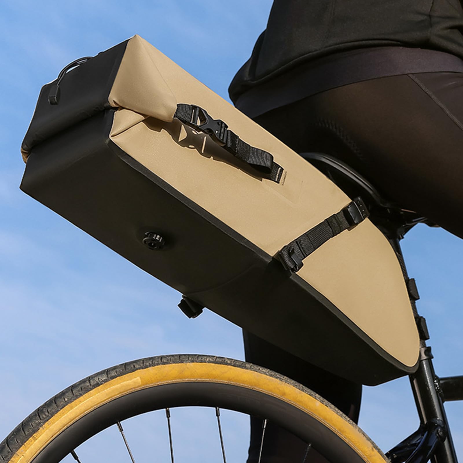 Bolsa de sillín para bicicleta de carretera, bolsillos pequeños, bolsa trasera, tijas de sillín de bicicleta, bolsas traseras, bicicletas impermeables bajo el asiento, almacenamiento