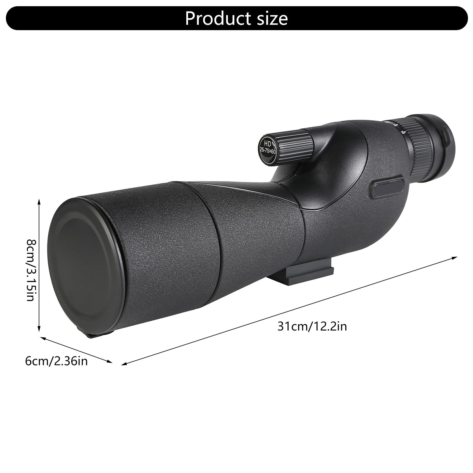 Monocular para exteriores con bolsa de almacenamiento, ocular ajustable con textura, diseño plegable, observación de aves, monocular portátil