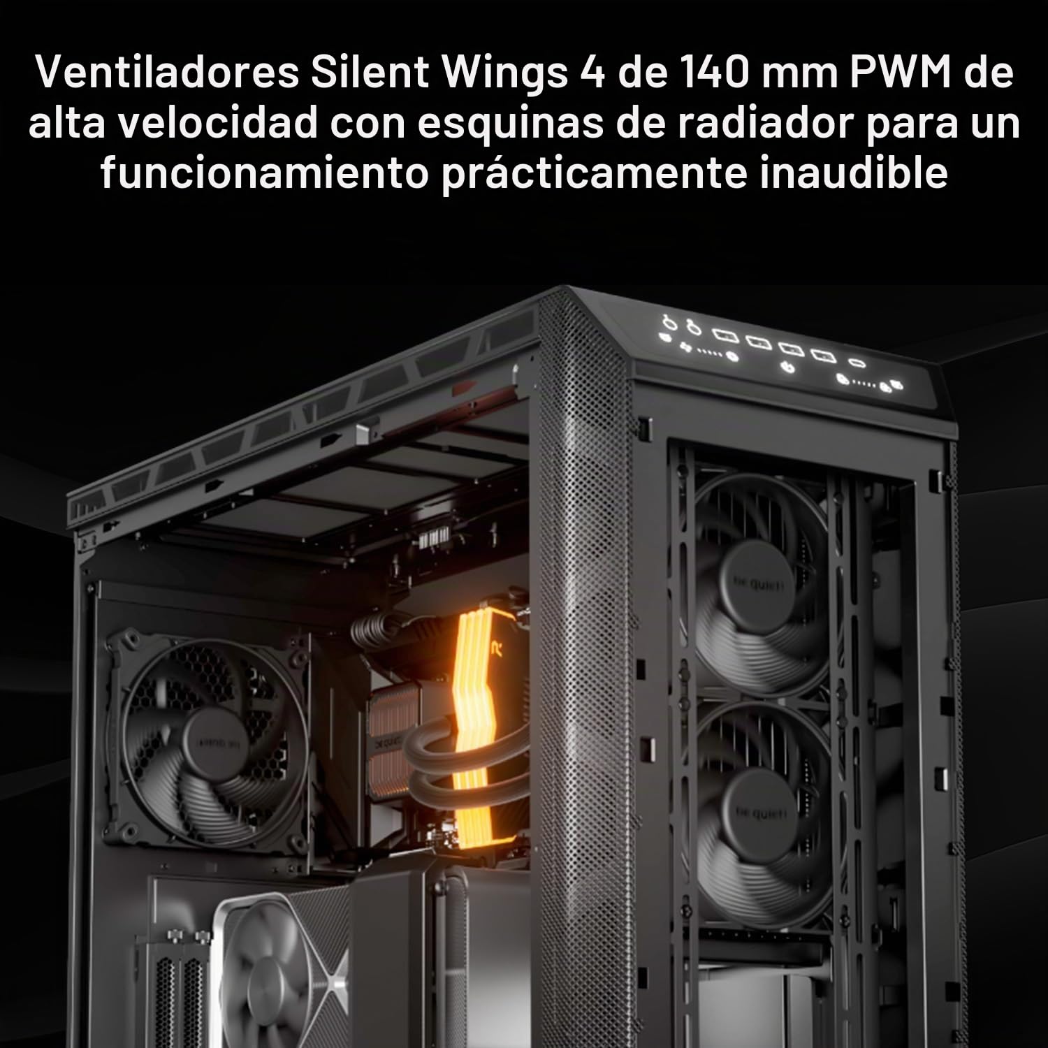 be quiet! Silent Loop 3 240mm refrigerador con agua, 2 ventiladores Silent Wings 4 120 mm PWM high-speed, un funcionamiento prácticamente inaudible, rendimiento de refrigeración increíblemente alto