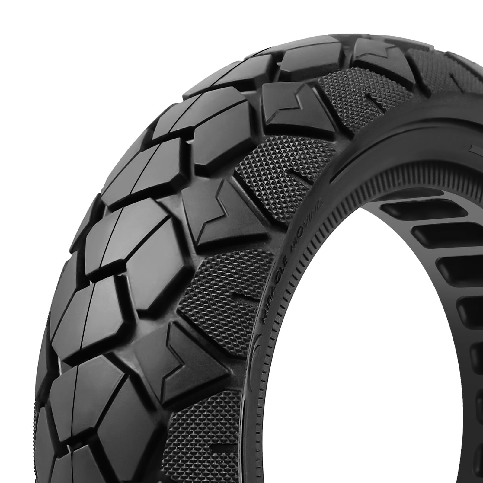 Neumático sólido 10x3 80/65-6 para Kugoo M4/M4 Pro/Kukirin G2 Max, Joyor Y8-S, Nanrobot D6+, Kaabo Mantis Patinete eléctrico Neumático de 10 pulgadas 255x80 Neumático de repuesto de alta